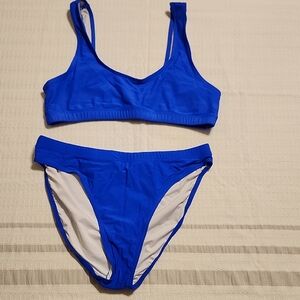 Vibrant Blue Bikini Set